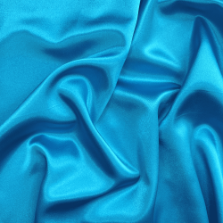 *Ткань Атлас-сатин, цвет Голубой (на отрез)  в Белгороде