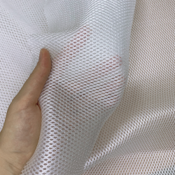 Сетка 3D трехслойная Air mesh 160 гр/м2, цвет Белый (на отрез)  в Белгороде