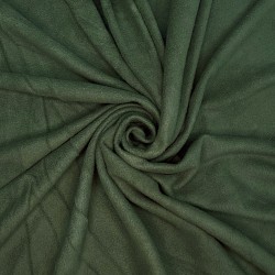 Ткань Флис Односторонний 130 гр/м2, цвет Темный хаки (на отрез)  в Белгороде