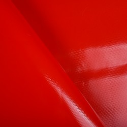Ткань ПВХ 450 гр/м2, Красный (на отрез)  в Белгороде