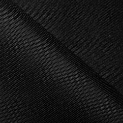 Прорезиненная ткань Оксфорд 600D ПВХ, Черный  в Белгороде, 340 г/м2, 359 руб