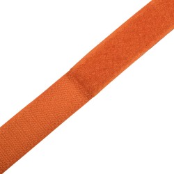 Контактная лента 25мм цвет Оранжевый (велькро-липучка, на отрез)  в Белгороде